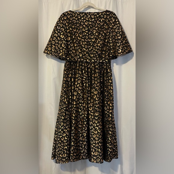 Kate Spade Outlet Graphic Leopard Midi Dress - Picture 6 of 7